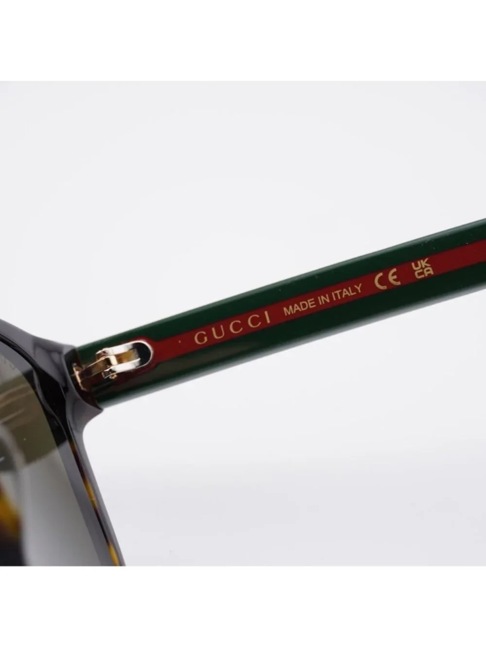 Gucci GG0417SK 003 Sunglasses Havana Square Frame, Brown Lenses